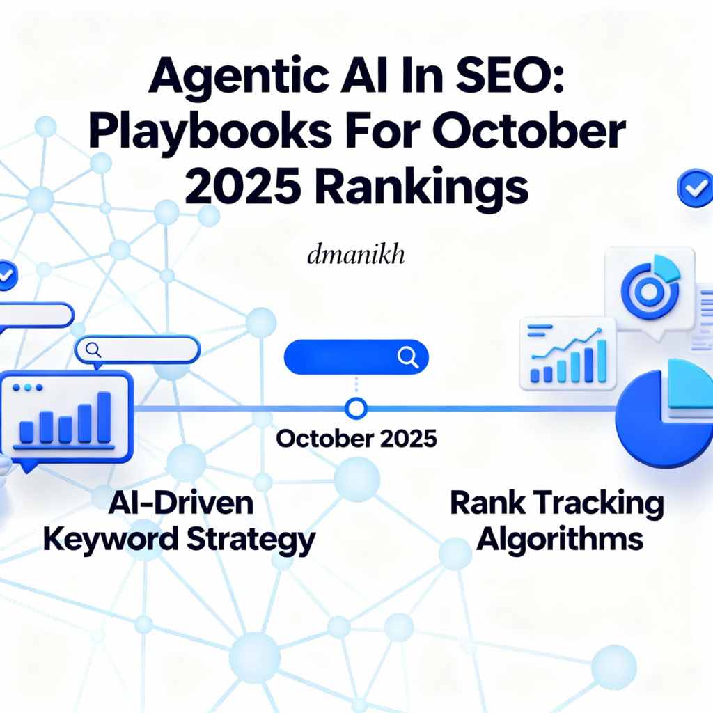 Agentic AI In SEO: Playbooks For October 2025 Rankings – dmanikh
