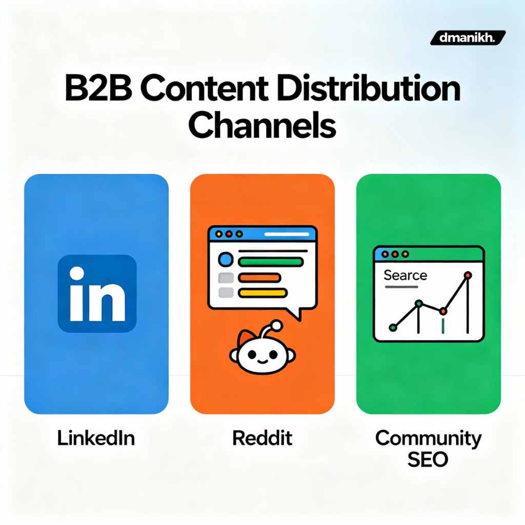 B2B Content Distribution LinkedIn, Reddit, And Community SEO Step‑by‑Step Guide