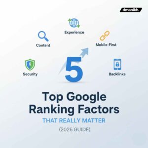 Top 5 Google Ranking Factors That Really Matter (2026 Guide) Step-by-Step